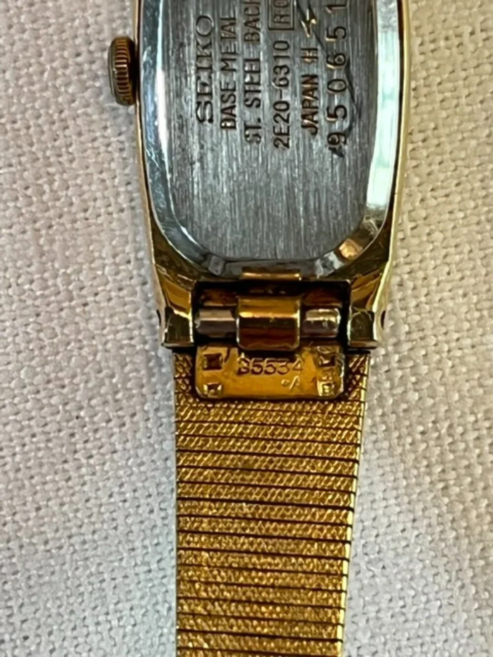 SEIKO | Two-Tone Chrome and Gold-Plated finish Cocktail watch-Working!
